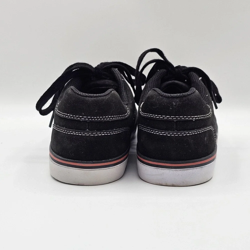 Airwalk Shoes Youth Size 5.5 Black Red Skate Low Top Classic Lace‎ Up Sneakers